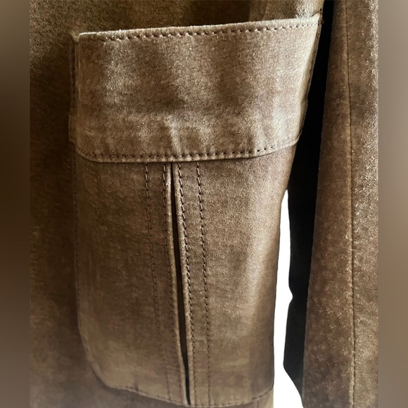 Vintage mcgregor leather coat Mens Sz 40 long - Picture 5 of 10